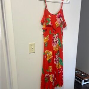 Vibrant Floral Maxi Dress